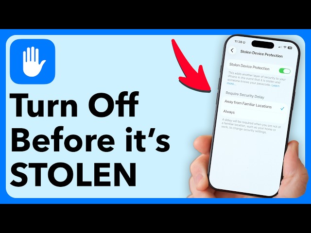 Turn Off This iPhone Setting Before It's Stolen