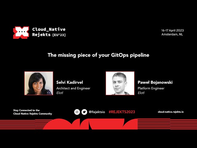 The missing piece of your GitOps pipeline