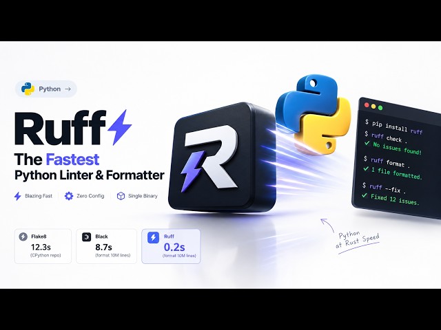 Why Python Developers Formatted 100 Million Lines in Milliseconds | Ruff