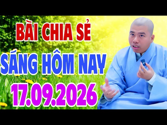 TODAY'S MORNING SHARING 9/17/2026 (LATEST) #cusihienduc
