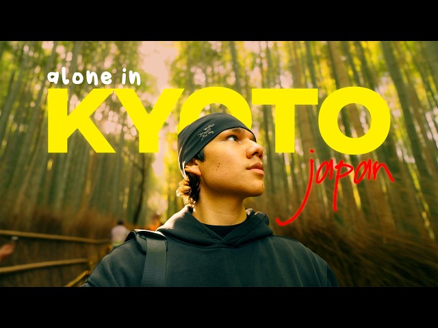 FIRST TIME SOLO TRAVELING in Japan's Most Beautiful City | Kyoto Vlog 🇯🇵