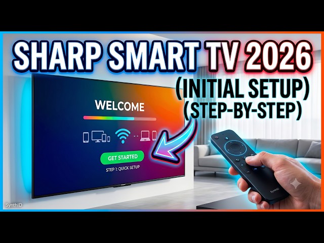 Sharp Smart TV 2026: Full Step-by-Step Setup Guide (Google TV)