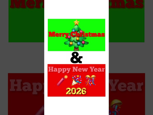 Merry Christmas & Happy New Year