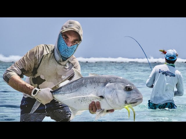 Fishing Reefs & Flats For BIG Geets (Maldives On The Fly Episode 2)