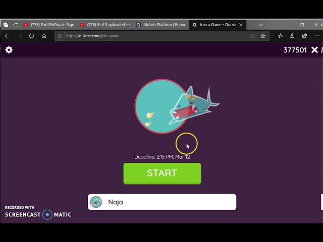 Part2Quzizz Homework and Report (Bengkel EdTech FTSM)