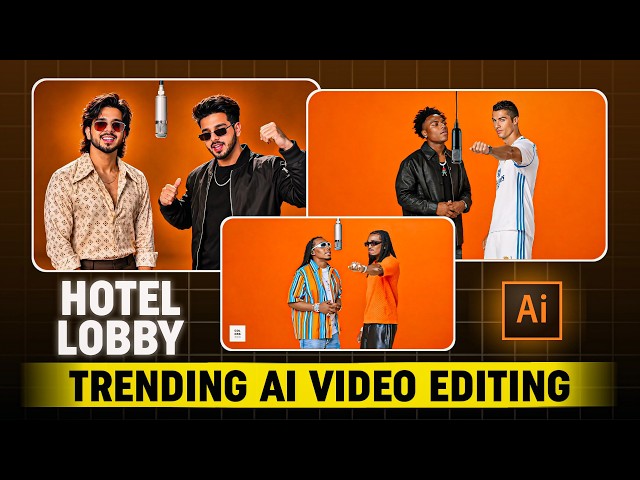 Trending Hotel Lobby Song Ai Video Editing Tutorial | Quavo & Takeoff Song Hotel Lobby Ai Video Edit