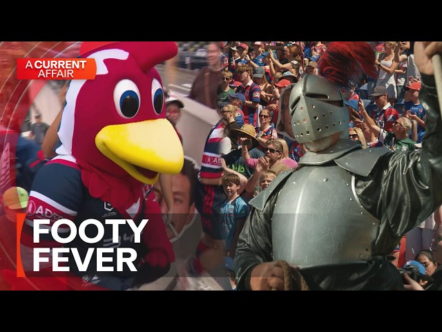 Rival footy fans prepare for war ahead of NRL grand final | A Current Affair