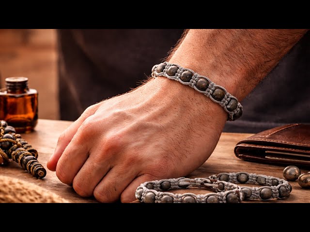 Easy DIY Macramé Bracelet with Wooden Beads || Step-by-Step Tutorial