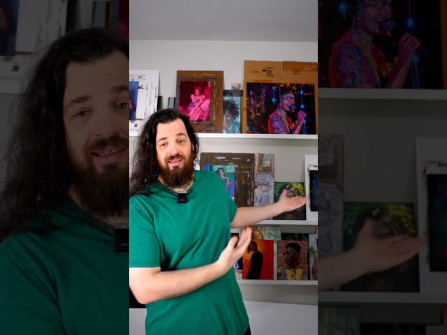 How I Use Generative AI to Make Oil Paintings! #art #oilpainting #painting #aiart #contemporaryart