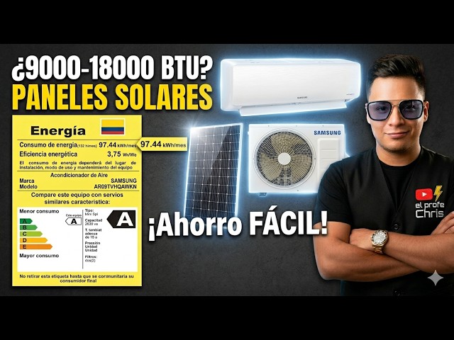 How many solar panels does an Air Conditioner need? Easy calculation