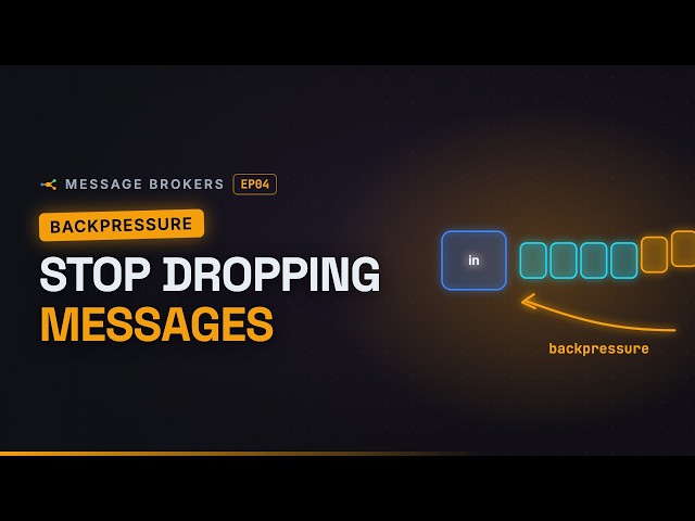 Stop Dropping Messages — Durability, Lag & Backpressure | System Design