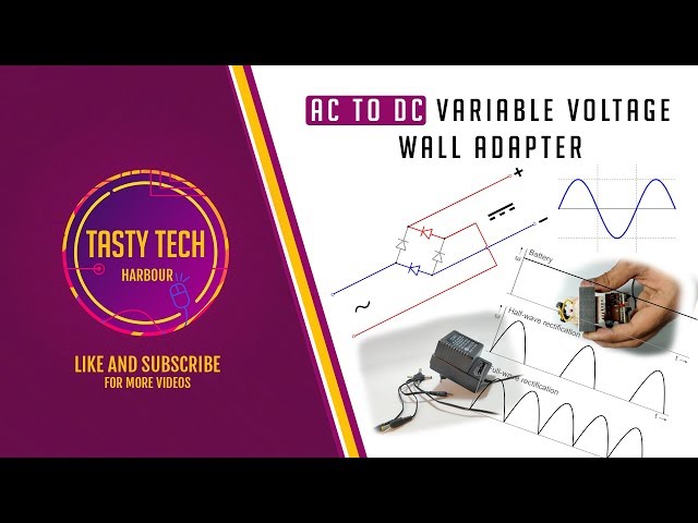 How does AC to DC voltage converter circuit work?