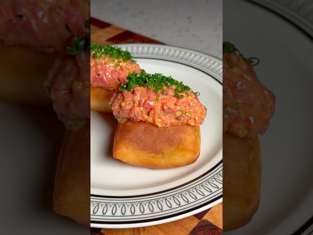 Spicy Tuna Beignets ๐ฃ #shorts