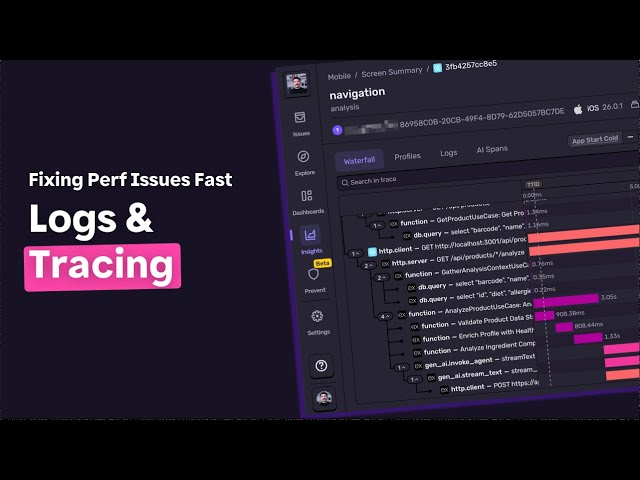 Fixing Performance Issues Fast with Logs & Tracing