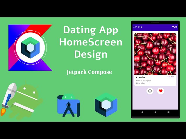How to implement Dating Application Home Screen UI in Jetpack Compose | Android | Make it Easy