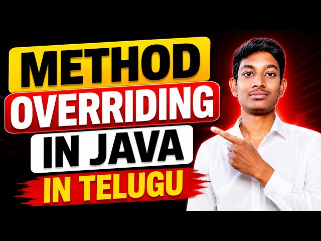 Method Overriding in Java | Runtime Polymorphism | Java OOPs Concepts | Java Full Course
