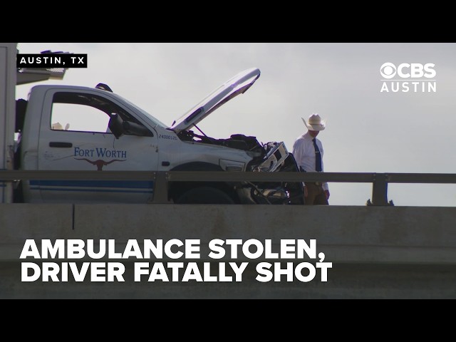 Trooper fatally shoots driver of stolen Fort Worth ambulance after I-35 chase