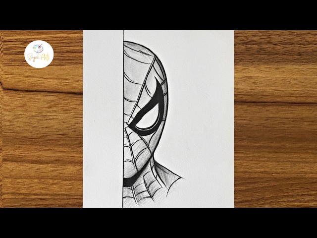 How to Draw Spider-Man for beginners || Drawing tutorial for beginners || Spiderman Drawing Tutorial