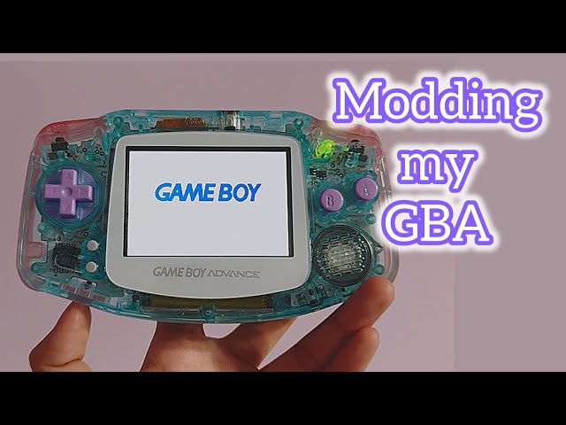 Upgrading my Gameboy advance | IPS Screen and USB-C Mod Tutorial