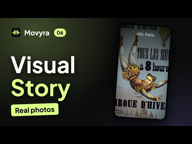 Make Documentary Videos From Real Photos With AI | Movyra Tutorial 06: Visual Story