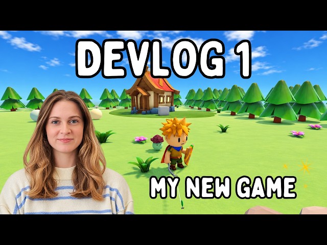 I'm FINALLY building my Dream Cozy Game ✨🎣 dev vlog 1