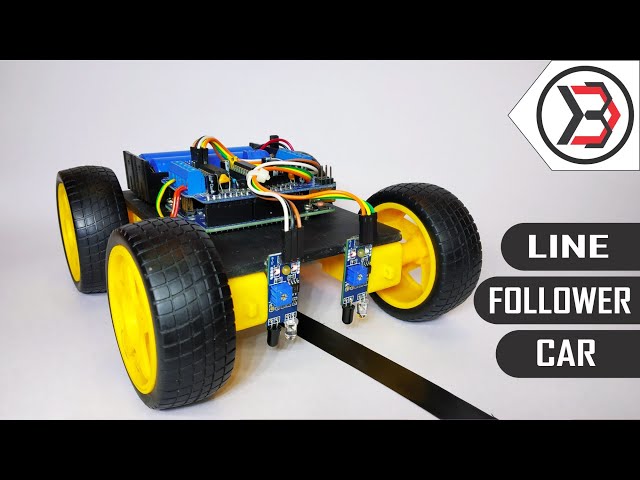 How To Make A DIY Arduino Line Follower Car At Home