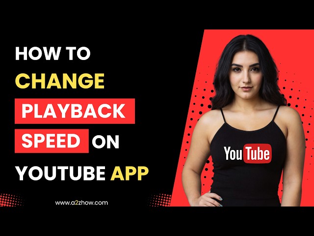 How to Change Playback Speed on Youtube App
