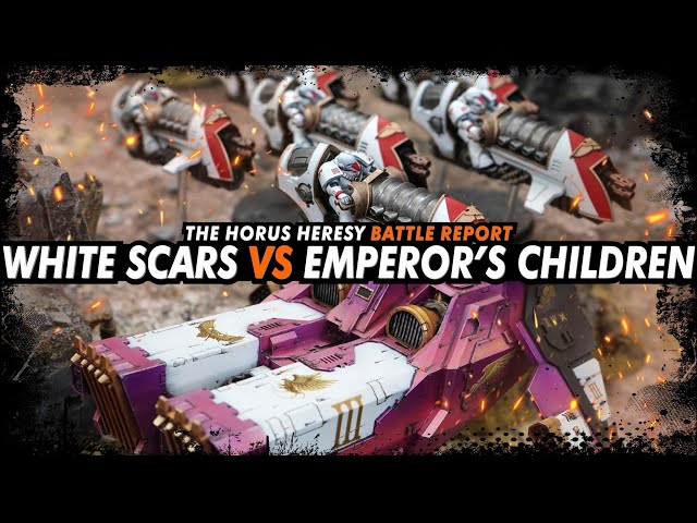 *NEW FORMAT* White Scars vs Emperor’s Children - The Horus Heresy (Battle Report)
