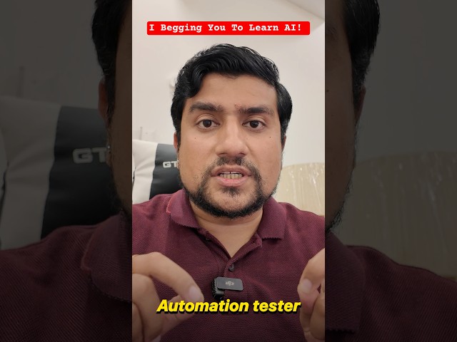 Do you have Learn AI as QA? #ai #softwaretesting #aitesting #coding