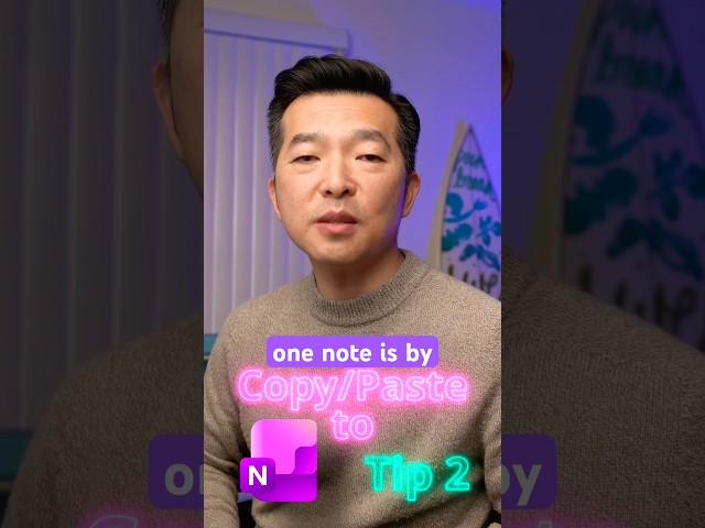 Capture information into OneNote, copy and paste.