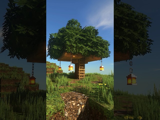 Minecraft tree house #shorts