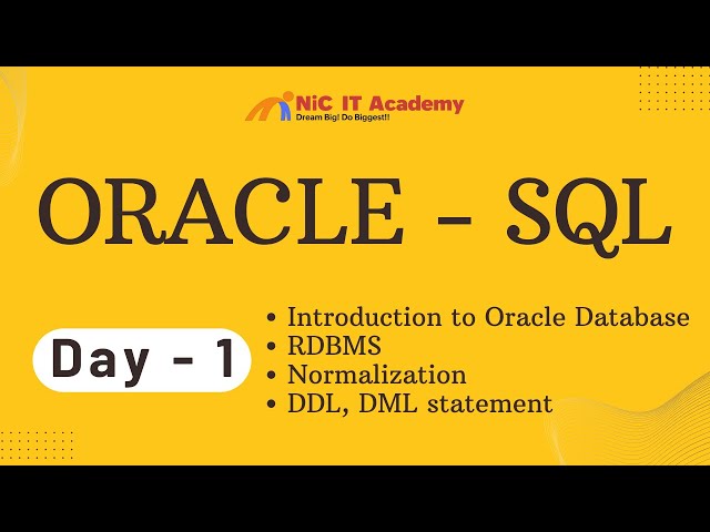 Day - 01 - Oracle SQL for Beginners? It's EASIER Than You Think!