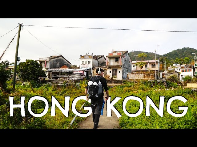 Exploring Hong Kong's Secret Walled Village! | Hong Kong Hiking Adventure Vlog #2