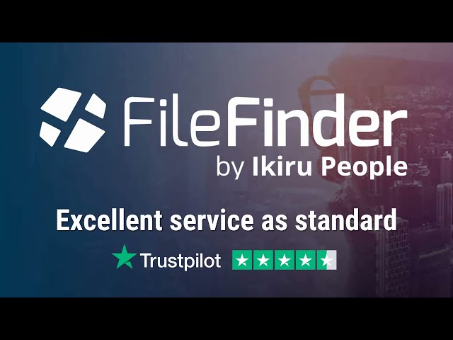 FileFinder Executive Search Software - Excellent service as standard