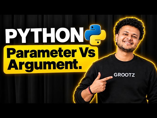 Python course #13 | Parameter V/S Argument: User Defined Function Part 1 
