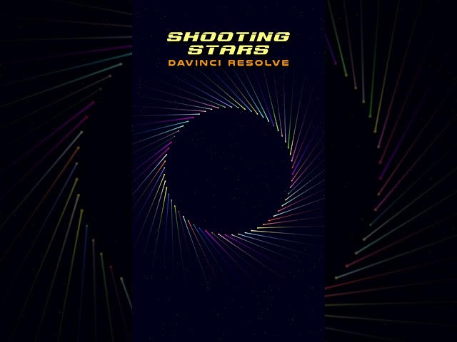 Shooting Stars Effect in DaVinci Resolve