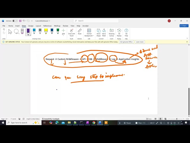 ASP.NET Core Custom Middleware Explained | Request Pipeline, HttpContext & RequestDelegate #shorts