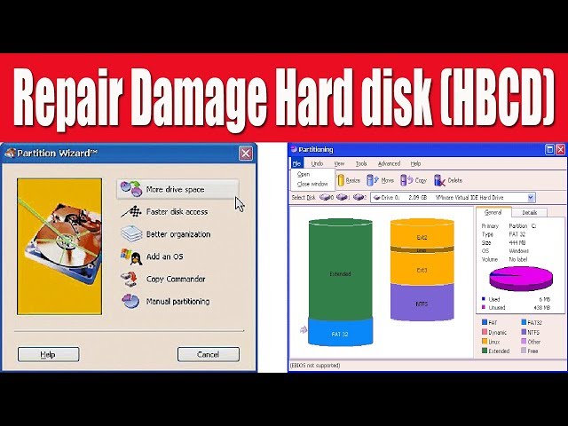 How to repair Hard disk drive in bangla | hiren's boot cd | repair HDD use partition commander