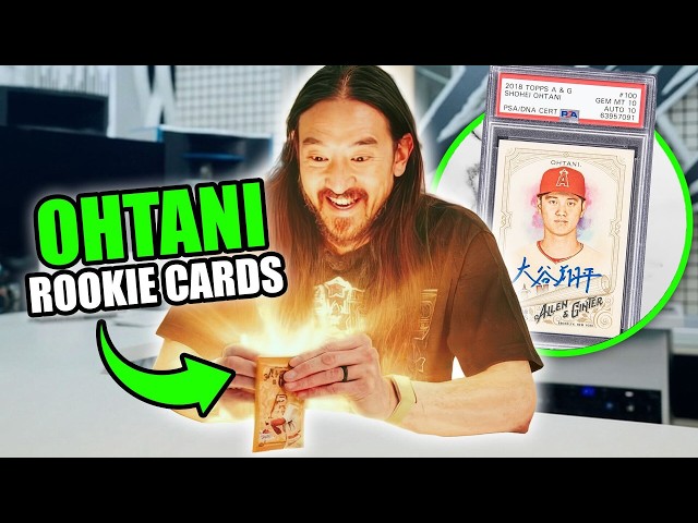 Steve Aoki searches for $20,000 Shohei rookie card