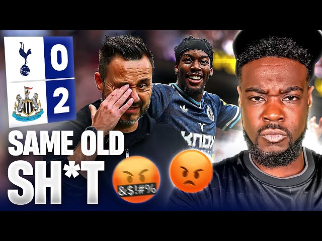 SAME OLD SH*T 🤬😡 Tottenham 0-2 Newcastle EXPRESSIONS RANT