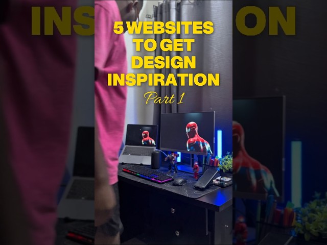 5 underrated websites for design inspiration 👀Save this for later 🔖#UIUX #UIDesign #UXDesign #Shorts