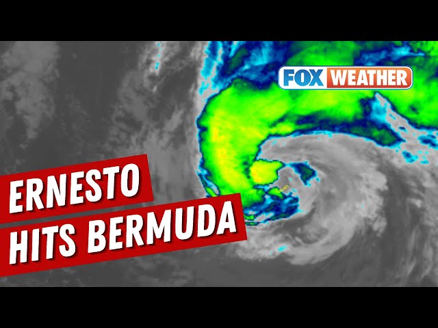 Hurricane Ernesto Makes Landfall In Bermuda