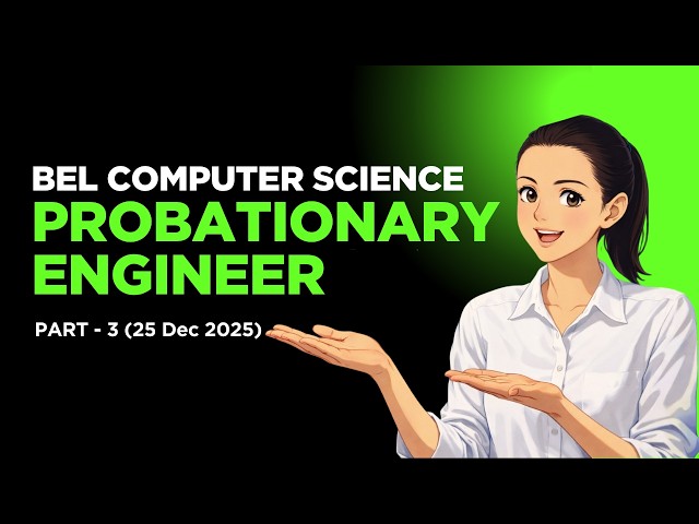 BEL Probationary Engineer 2025 Paper Analysis🔥Part 3 | Technical Questions Solved | 25 Dec 2025 Exam