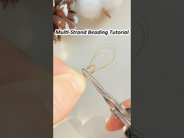 Beading with Wire - Easy Finish with Stopper Crimp Beads & Wire Guards