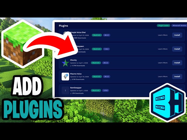 How To Add Plugins To Minecraft Bisecthosting! - Tutorial