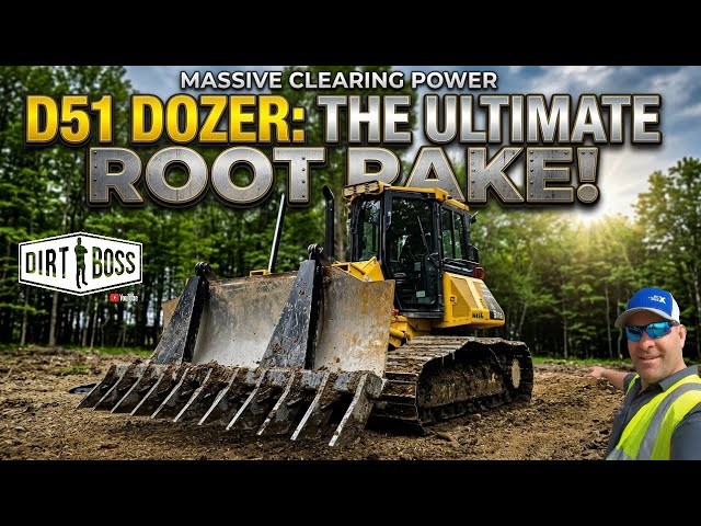 Bulldozer Root Rake