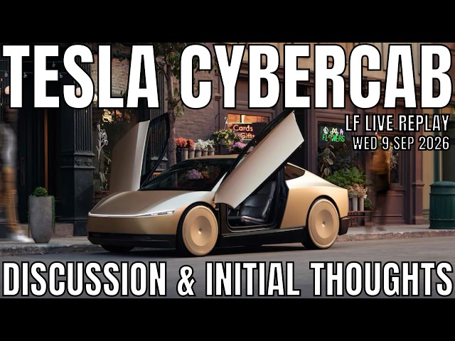 Tesla Cybercab Discussion & First Reaction | EV News: Around the World
