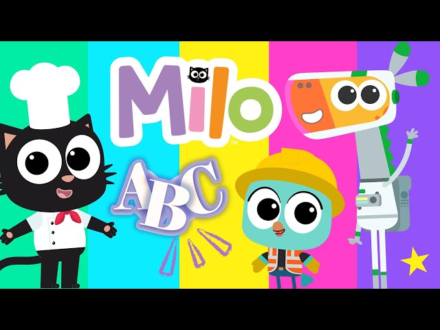 Milo ABC  | Learn Jobs and Occupations A to Z with Milo the Cat & Friends