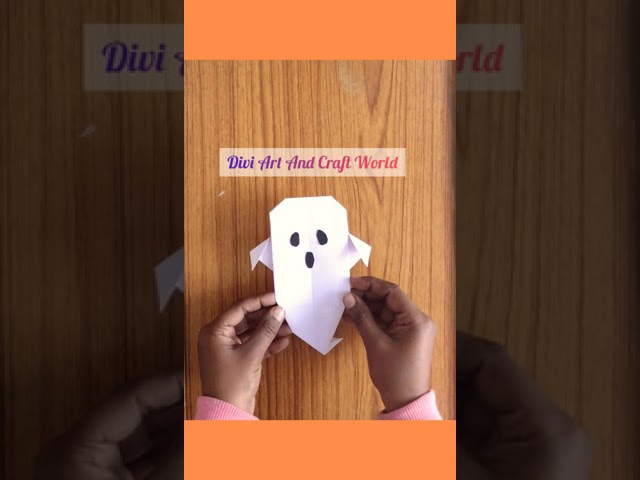 How to make origami ghost | paper ghost #shorts