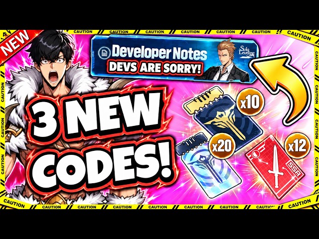 3 NEW CODES & EPIC DEV NOTE! DEVS APOLOGIZE AND HUGE CHANGES COMING! [Solo Leveling: Arise]